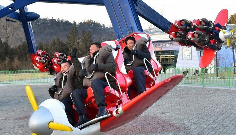 Rungna People&#039;s Pleasure Ground, Pyongyang, North Korea